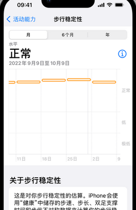 重庆iPhone手机维修如何在iPhone开启'步行稳定性通知'