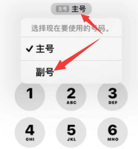 重庆苹果14维修店分享iPhone 14 Pro Max使用副卡打电话的方法 